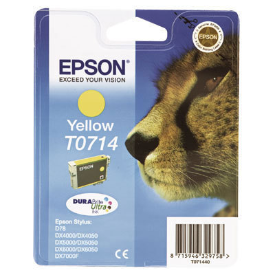 EPSON CARTUCCIA GIALLO T0714  