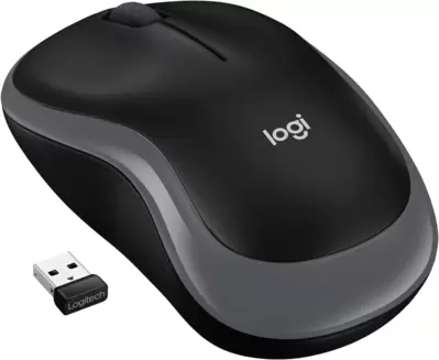 LOGITECH M185 Wireless Ottico Mouse Blu/Rosso/Nero 