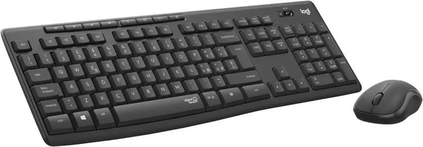 LOGITECH Desktop Cordless MK295 Black  