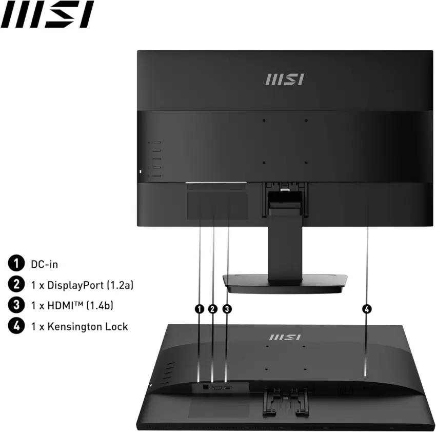 MSI PRO MP2412 24  LED IPS DP/Hdmi 1ms 100Hz  