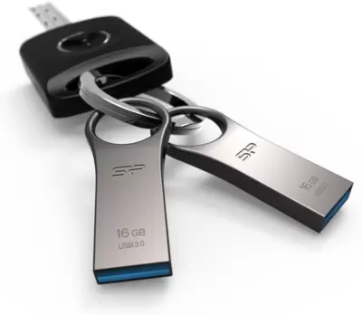 / SILICON POWER Jewel J80 Pen Drive 16Gb USB3.0 Titanium Edition