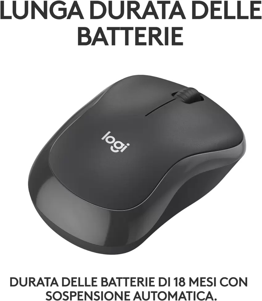 LOGITECH M240 Wireless Ottico Mouse BT  