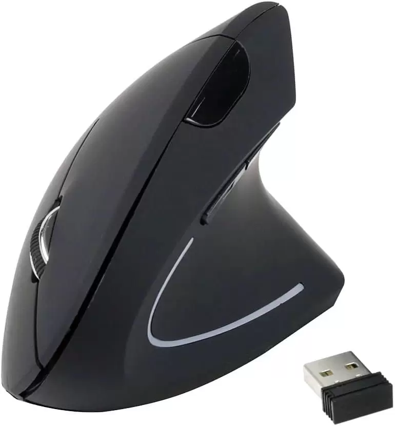 EQUIP 245110 Mouse Verticale Ergonomico Wireless 1600 DPI  