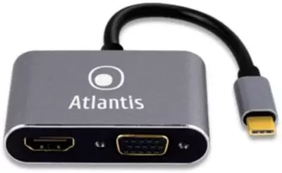  ATLANTIS-LAND Adattatore TYPE-C A HDMI+VGA