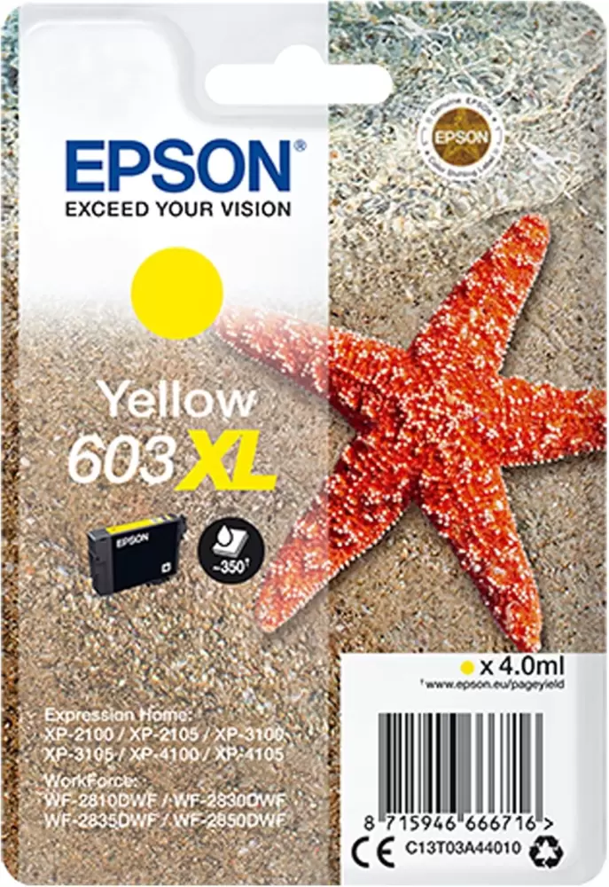 EPSON CARTUCCIA GIALLO 603XL  