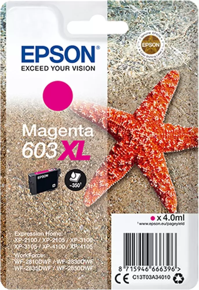 EPSON CARTUCCIA MAGENTA 603XL  