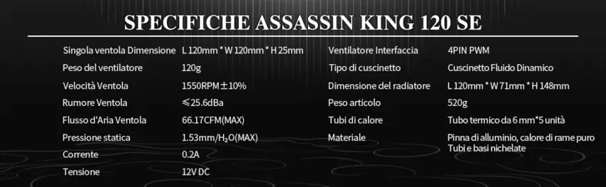 THERMALRIGHT Assassin King 120 SE Dissipatore ad aria  