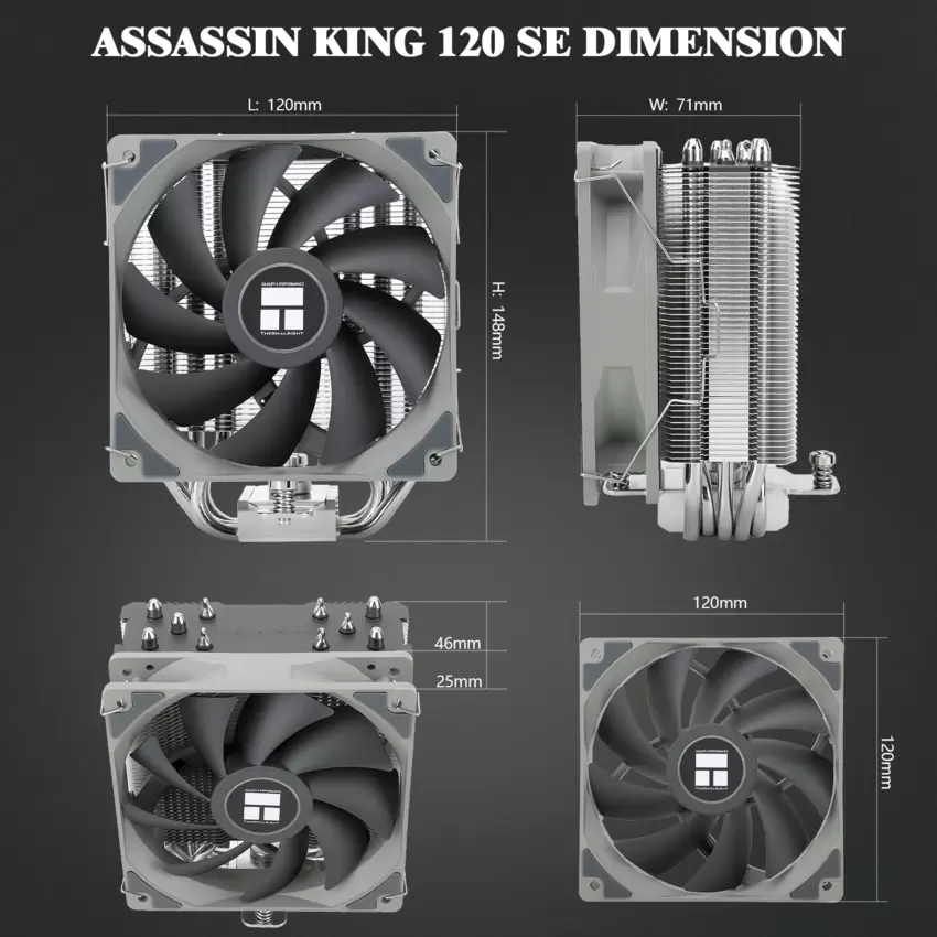 THERMALRIGHT Assassin King 120 SE Dissipatore ad aria  