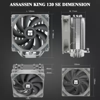 THERMALRIGHT Assassin King 120 SE Dissipatore ad aria 