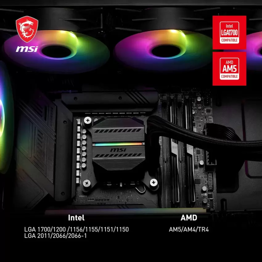 MSI MAG CORELIQUID M360 Dissipatore a Liquido Intel/Amd  