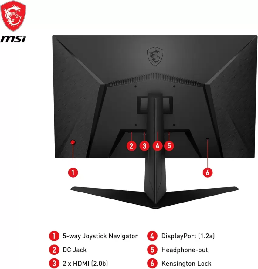 MSI G2712F 27  180Hz FullHD 1ms HDMI/DP Gaming  