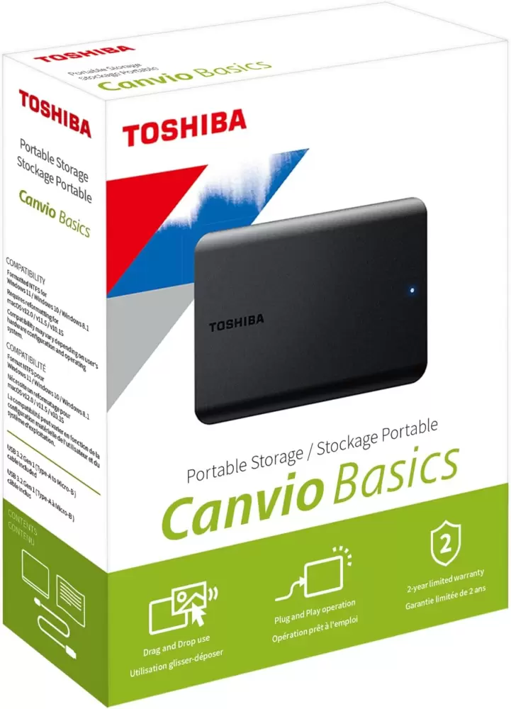 TOSHIBA Canvio 2.5  Usb 3.0 4Tb Black  