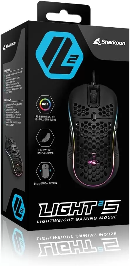 SHARKOON LIGHT2-S mouse Gaming Usb  