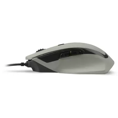 SHARKOON FORCE2 mouse Gaming Usb Bianco/Nero/Grigio 