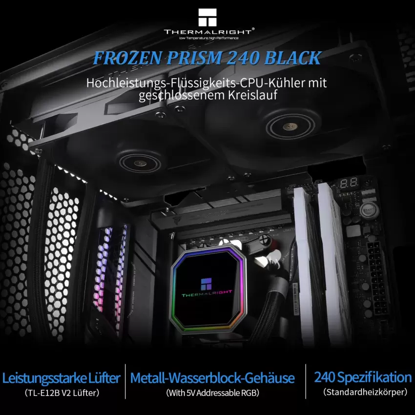 THERMALRIGHT FROZEN PRISM 240 Dissipatore a Liquido Intel/Amd  