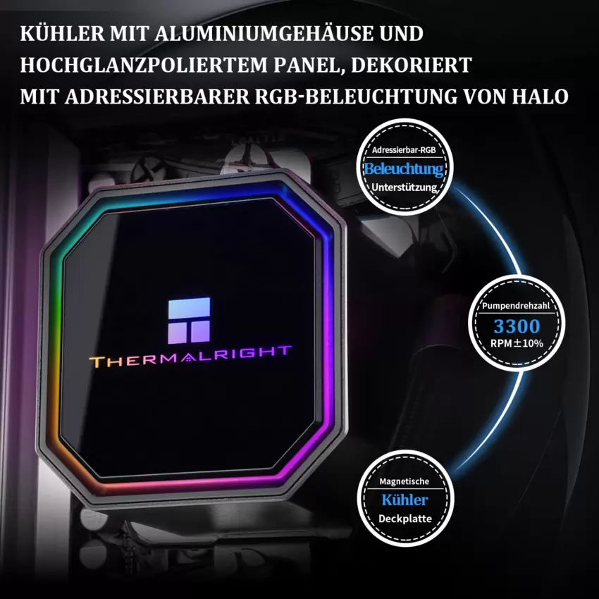 THERMALRIGHT FROZEN PRISM 360 Dissipatore a Liquido Intel/Amd  