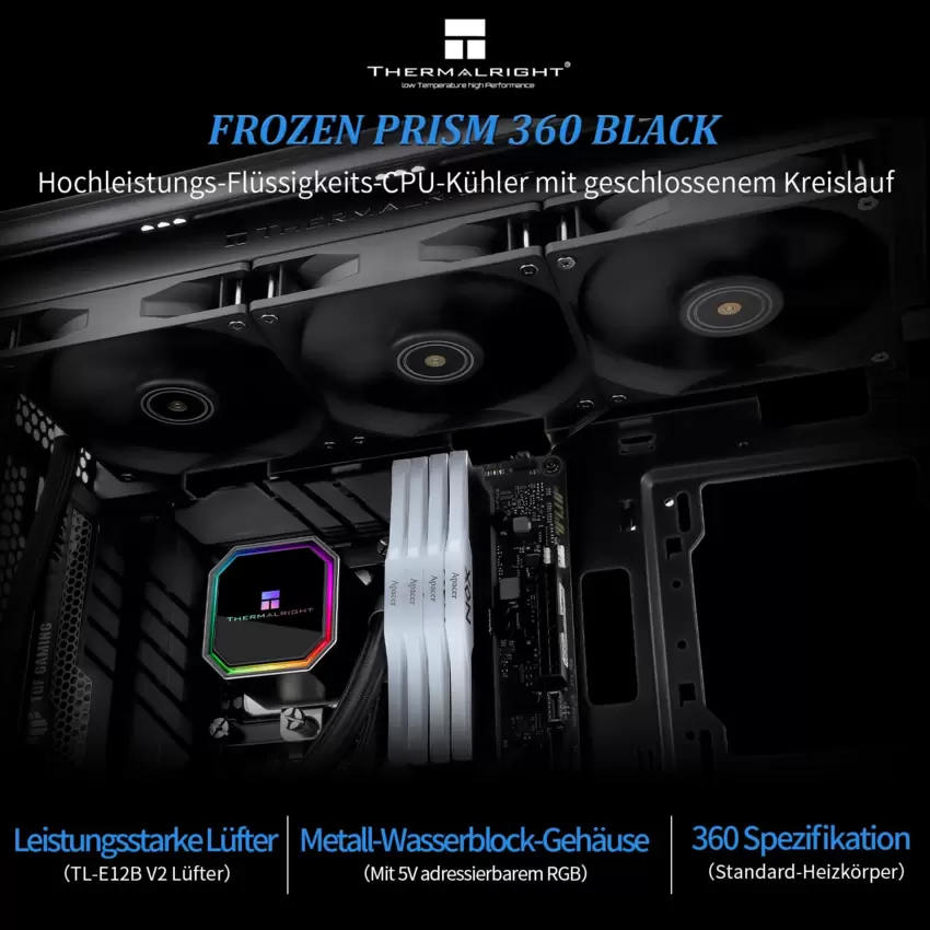 THERMALRIGHT FROZEN PRISM 360 Dissipatore a Liquido Intel/Amd  