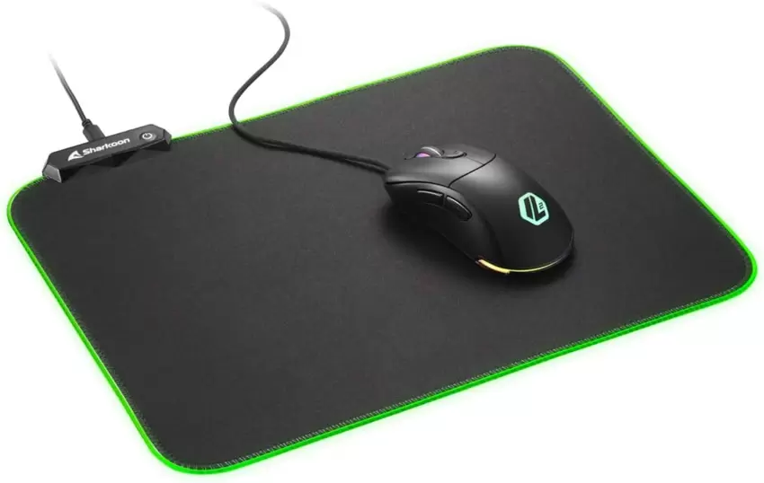 SHARKOON Tappetino Mouse Gaming 1337 MAT RGB V2 360  