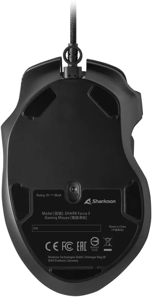 SHARKOON SHARK Force 3 mouse Gaming Usb  