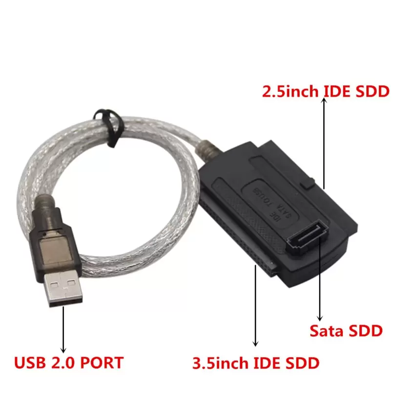 DIGIFLEX Adattatore 2.5 ,3.5 , Sata ,IDE ad USB  