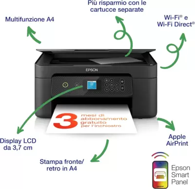 / EPSON Expression Home XP-3200 Stampante Multifunzione