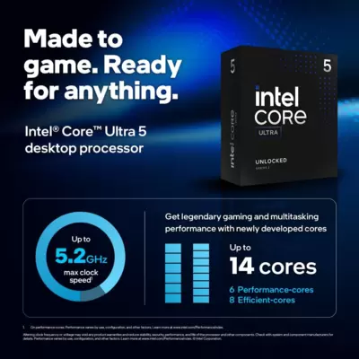 /  INTEL CPU Core Ultra 245KF -NO VIDEO INTEGRATO-