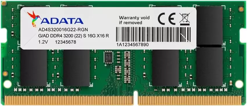 ADATA So-Dimm DDR4 3200 Laptop 16Gb 1.20V  