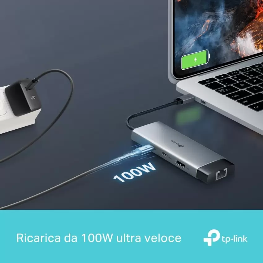 TP-LINK UH6120C Hub USB C 6 in 1  